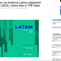 Fuses e aquisies na Amrica Latina registram queda de 12% em 2023, indica Aon e TTR Data